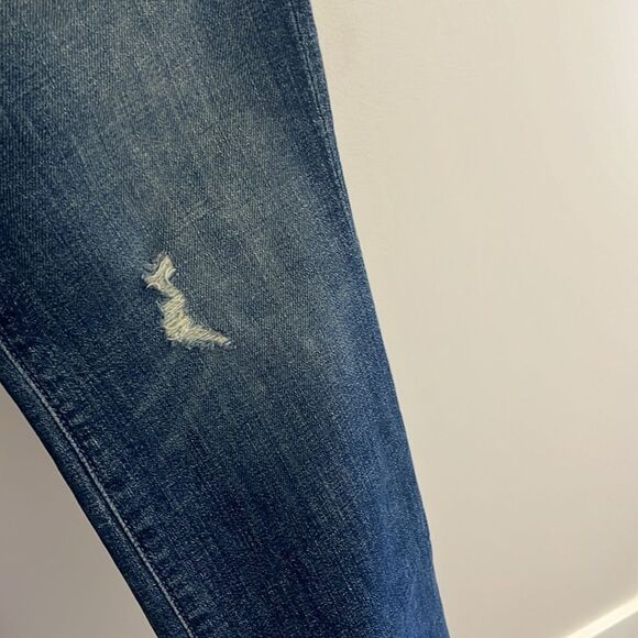 Mother Denim The Insider Crop Fray in Homebound Jeans Straight Leg Jeans Size 26 - Picture 11 of 16